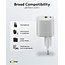 Goobay nano USB lader | USB-C PD + USB-A QC | GaN | 20W | wit