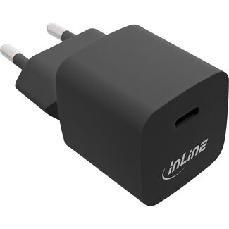 InLine InLine USB thuislader | 1x USB-C PD | GaN | 33W | zwart
