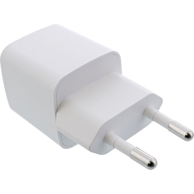 InLine USB thuislader | 1x USB-C PD | GaN | 33W | wit