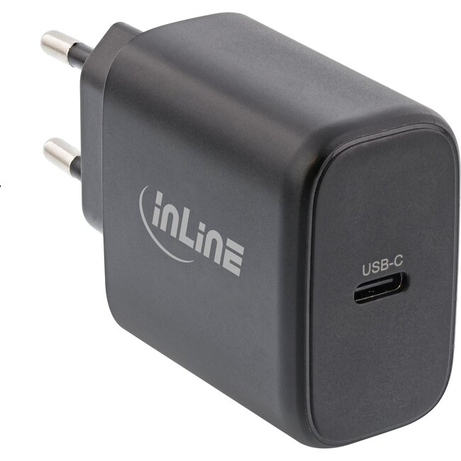InLine USB thuislader | 1x USB-C PD | GaN | 65W