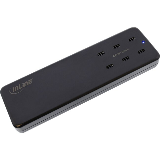 InLine USB thuislader | 6x USB-C PD/QC4+ | GaN | 120W