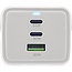 InLine stroom verlengkabel met USB lader | 2x USB-C PD + 1x USB-A QC4+ | GaN | 65W | 1,5 meter