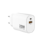 Sinox PRO USB thuislader | USB-C PD + USB-A QC | 20W