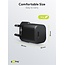 Goobay nano USB-C PD thuislader | 20W | losse Lightning kabel | zwart | 1 meter