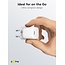 Goobay nano USB-C PD thuislader | 30W | losse Lightning kabel | wit | 1 meter