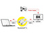 ROLINE Thunderbolt™ 5 kabel, C-C, M/M, 80Gbit/s, 240W, passief, zwart, 1 m