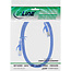 InLine® Patchkabel plat, U/FTP, Cat.6A, blauw, 1m