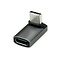 ROLINE USB4 Gen 3x2 Adapter Type C Male/Female, Aluminium, 90° breed, zilver