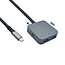 VALUE USB 3.2 Gen 1 Hub, 4 poorten (2x USB-A + 2x USB-C), met verlengkabel, 3 m