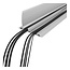 DATAFLEX Addit kabelgoot, recht 402, zilver, 60 cm