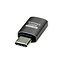 ROLINE USB4 Gen3x2 Adapter, Aluminium, type C, M/F, zilver