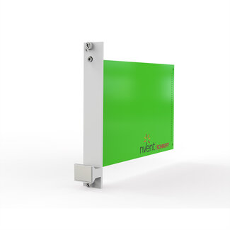 Schroff SCHROFF Insteekset met trapeziumvormige handgreep, niet-afgeschermd, grijs, 3 HE, 4 HE