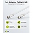Goobay SAT Antenna Cable (80 dB), Double Shielded 1.5 m