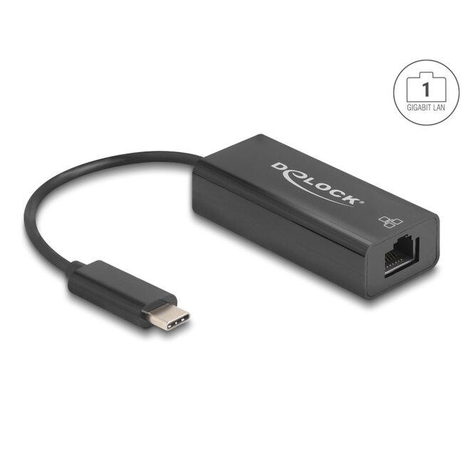 Delock USB 2.0 Type-C™ Adapter to 10/100 Mbps LAN