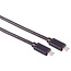 USB-C kabel | USB3.2 20 Gbps | PD 100W | 4K 60Hz | zwart | 1,5 meter