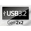 USB-C kabel | USB3.2 20 Gbps | PD 100W | 4K 60Hz | aluminium/nylon | 2 meter