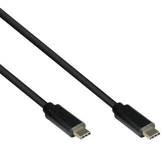 Goobay USB-C kabel | USB3.0 5 Gbps | PD 60W | zwart | 2 meter