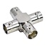 BNC (v) - 3x BNC (v) splitter | X-uitvoering | 50 Ohm