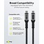 Goobay USB-C kabel | USB4 40 Gbps | PD 240W | 8K 60Hz | nylon | 1,5 meter