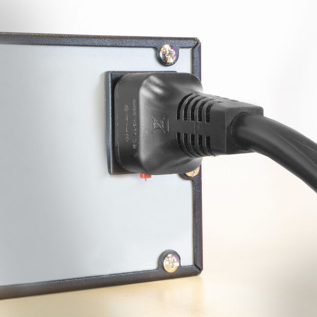 IEC Lock C19 stroomkabel met open einde | 3x 1,50mm | zwart | 1 meter