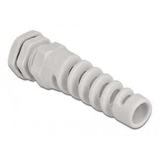 DeLOCK Kabelwartel met trekontlasting | PG11 | 5-10 mm | IP68 | grijs | 1 stuk