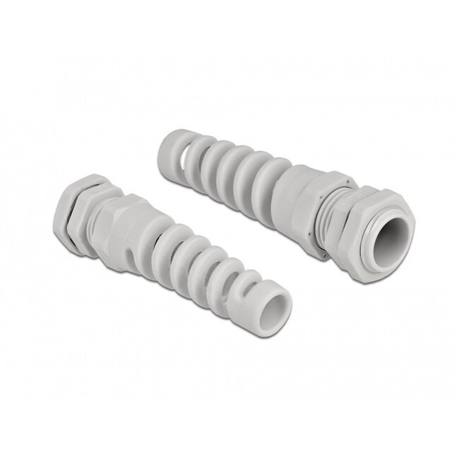 Kabelwartel met trekontlasting | PG11 | 5-10 mm | IP68 | grijs | 1 stuk