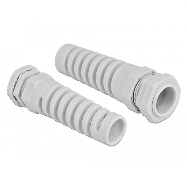 Kabelwartel met trekontlasting | PG21 | 13-18 mm | IP68 | grijs | 1 stuk