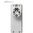 Bachmann CEE 7/7 geaarde stroomstekker | haaks (plat) met hendel | wit