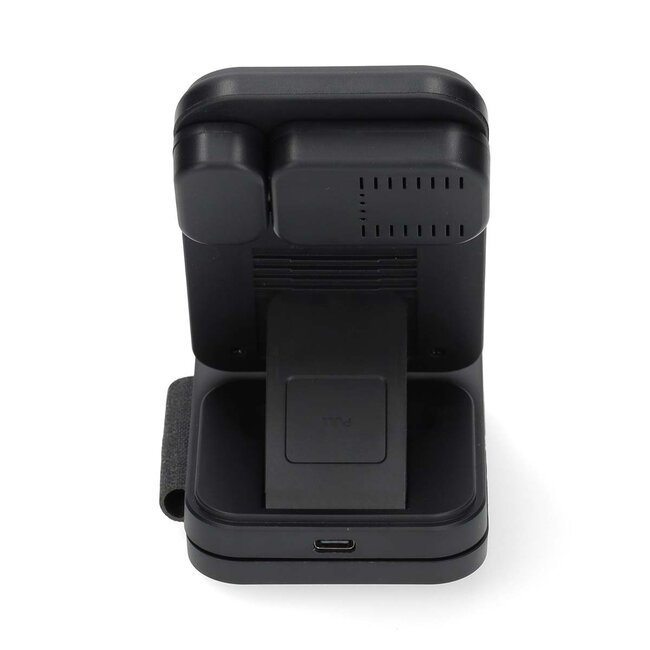 Nedis 3-in-1 draadloze Qi lader | 15W | zwart