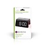 Nedis wekker met nachtlamp en draadloze Qi lader | 15W | zwart