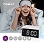 Nedis wekker met nachtlamp en draadloze Qi lader | 15W | wit