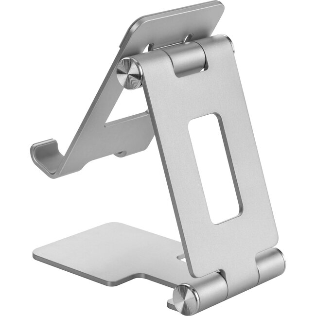 InLine smartphone/tablet tafelstandaard | tot 10 inch | aluminium