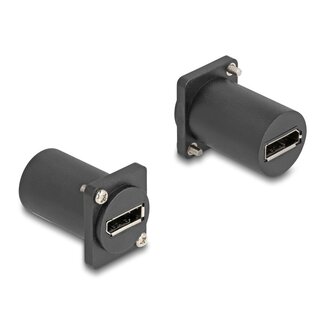 DeLOCK DisplayPort D-type module | DP1.2 (4K 60Hz) | zwart