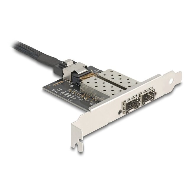 Delock Mini PCIe I/O PCIe full size 2 x SFP Gigabit LAN