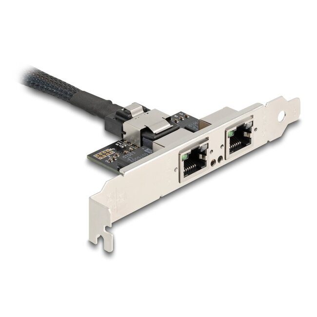 Delock Mini PCIe I/O PCIe full size 2 x RJ45 Gigabit LAN