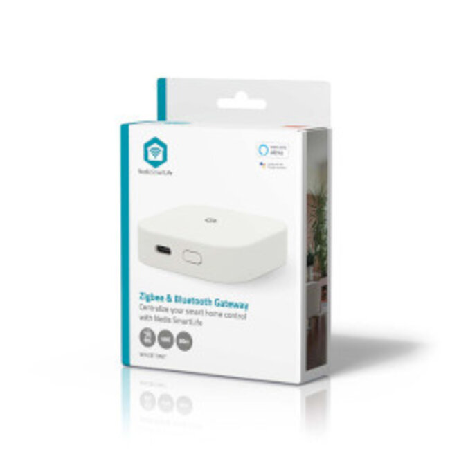 SmartLife Gateway | Bluetooth® / Zigbee 3.0 | 50 Apparaten | USB Gevoed | Android™ / IOS | Wit