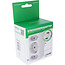 InLine® wandcontactdoosadapter, randaardestekker naar 2x Euro + 1x SK, wit