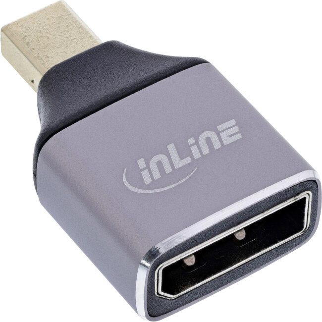 InLine® DisplayPort 1.4 adapter, DisplayPort female / Mini Displayport-male