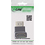 InLine® HDMI-adapter, HDMI A male / female, 90° omlaag, 8K UHD