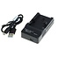Camera acculader compatibel met Olympus Li-10B en Li-12B en Sanyo DB-L10 accu's