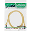 InLine® patchkabel, Cat.6A, S/FTP, TPE (LSZH), CCA, geel, 1m