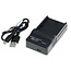 Acculader compatibel met Sony NP-, NP-F, NP-FM, NP-QM-serie, Panasonic, Hitachi en JVC accu's