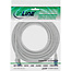 InLine® patchkabel, Cat.6A, S/FTP, TPE (LSZH), CCA, grijs, 10m