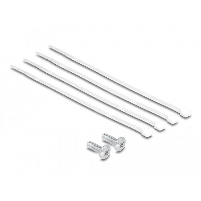 Delock 10 inch patch panel | 8x RJ45 | CAT6a | STP | 0,5U | grijs