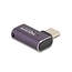 Delock USB-C haakse adapter | links/rechts | USB4 40 Gbps | PD 240W | 8K 60Hz