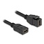 HDMI Keystone module - HDMI (v) | HDMI2.1 (8K 60Hz + HDR) | zwart | 0,20 meter