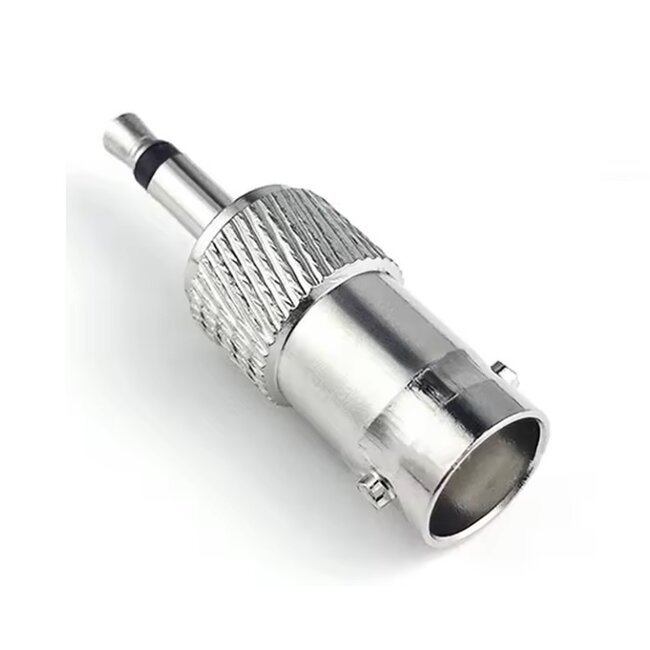 BNC (v) - 3,5mm Jack 2-polig (m) adapter | 50 Ohm