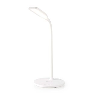 Nedis Nedis bureaulamp met draadloze Qi lader | 15W | wit