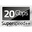 USB-C verlengkabel | USB3.2 20 Gbps | PD 60W | 4K 60Hz | zwart | 1,5 meter