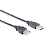 USB-A verlengkabel | USB2.0 | 2,5W | zwart | 0,30 meter